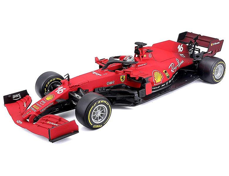 bburago  1:18 Ferrari F1 2021 #16 Leclerc 