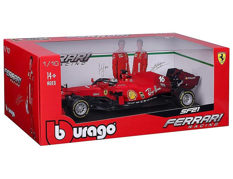 bburago  1:18 Ferrari F1 2021 #16 Leclerc 