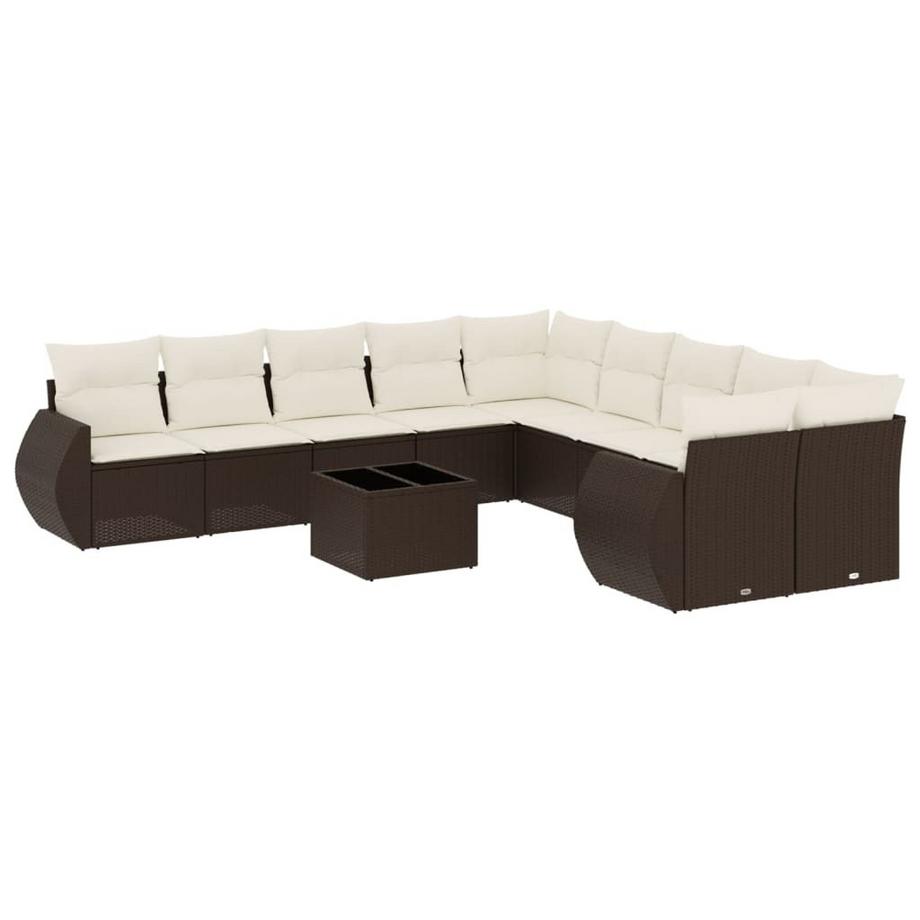 set divano da giardino Polirattan