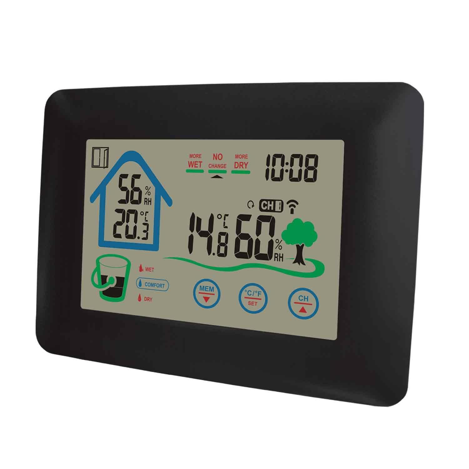 DENVER Wetterstation mit Uhr  