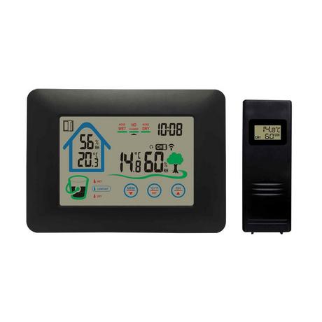 DENVER Wetterstation mit Uhr  