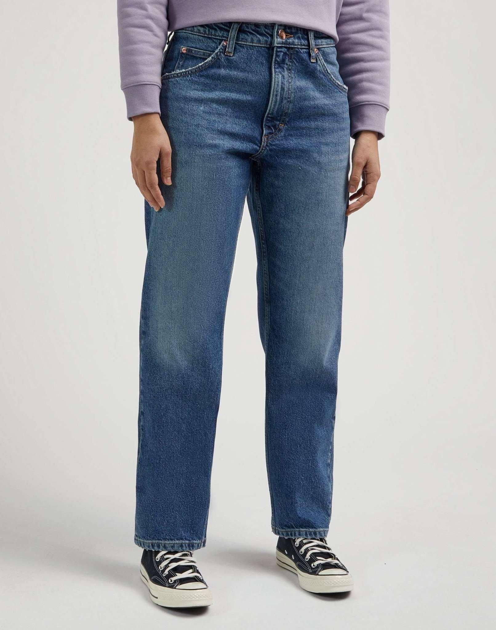 Image of Jeans Straight Leg Rider Classic Straight Damen Blau L33/W31