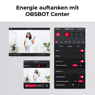 Obsbot  Tiny SE – 4K Webcam mit KI-Tracking 