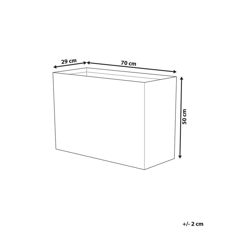 Beliani Vaso per piante en Fibra d'argilla  EDESSA  
