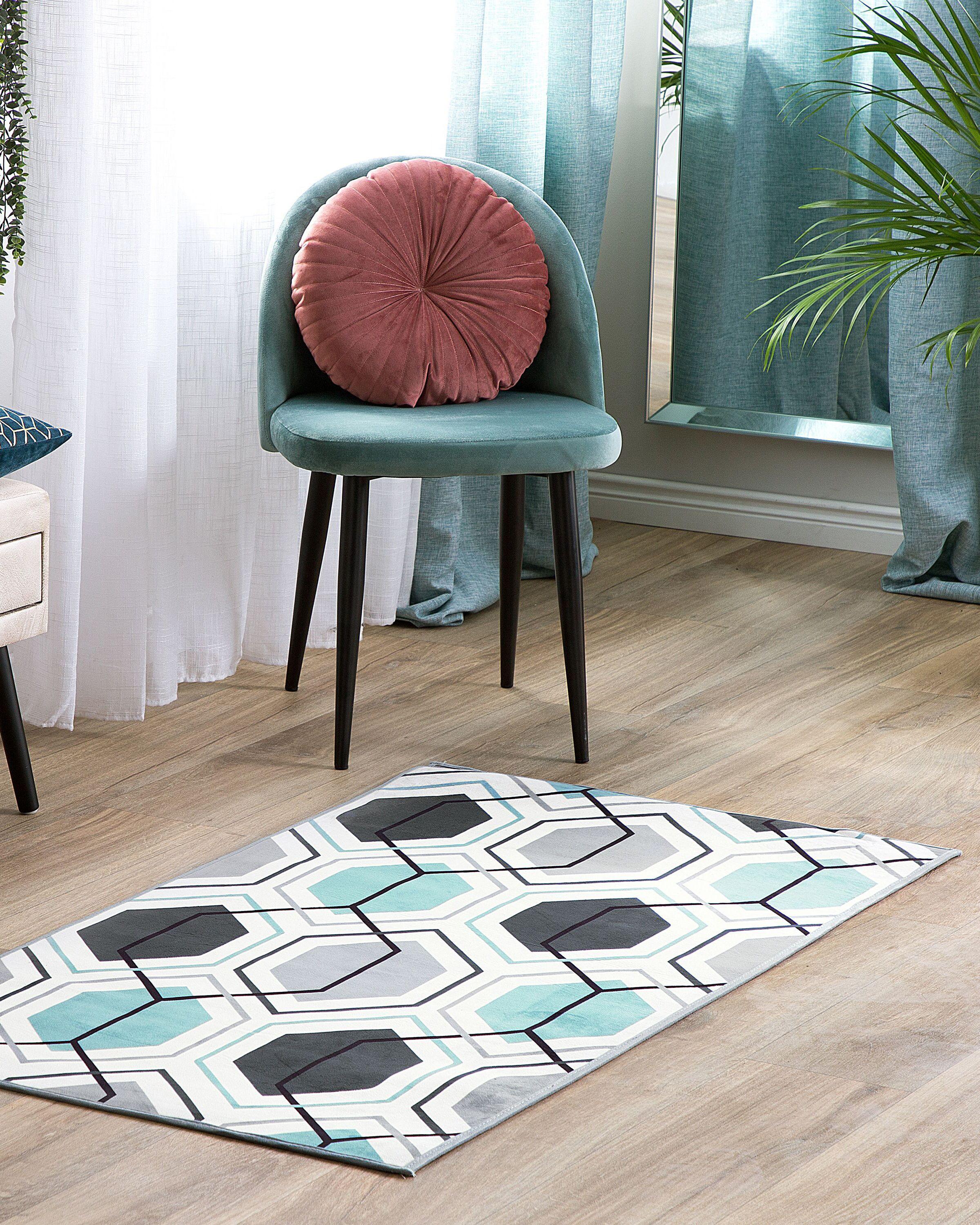 Beliani Tapis en Polyester Moderne GIRESUN  