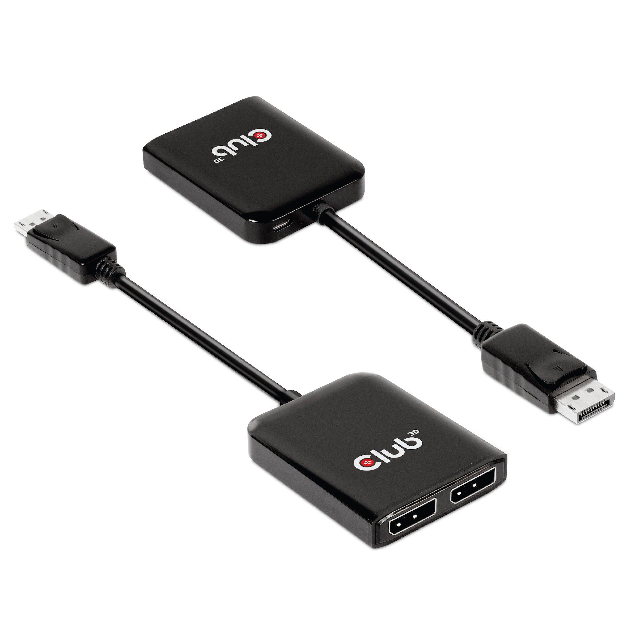 CLUB 3D  Adapter CSV-7220 DisplayPort - DisplayPort/HDMI 