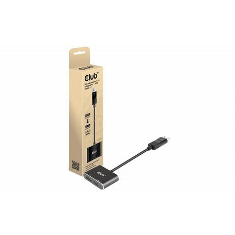 CLUB 3D  CLUB3D CSV-7220 cavo e adattatore video 1 m DisplayPort HDMI + DisplayPort Grigio 