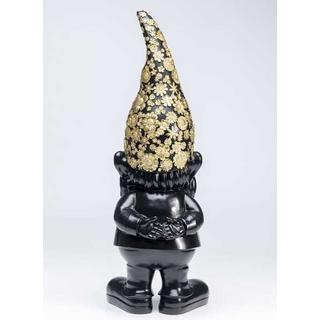 KARE Design Figurine déco nain debout or noir 61cm  