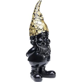 KARE Design Figura decorativa Nano in piedi Nero Oro 61 cm  