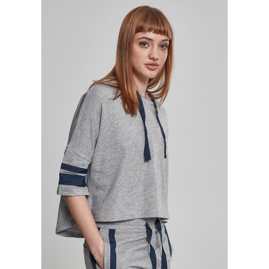 URBAN CLASSICS Felpa con Cappuccio Taped Sleeve  