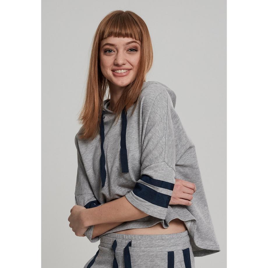 URBAN CLASSICS Felpa con Cappuccio Taped Sleeve  