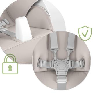 B2X  Chaise de salle à manger avec table et transat Belo gris 