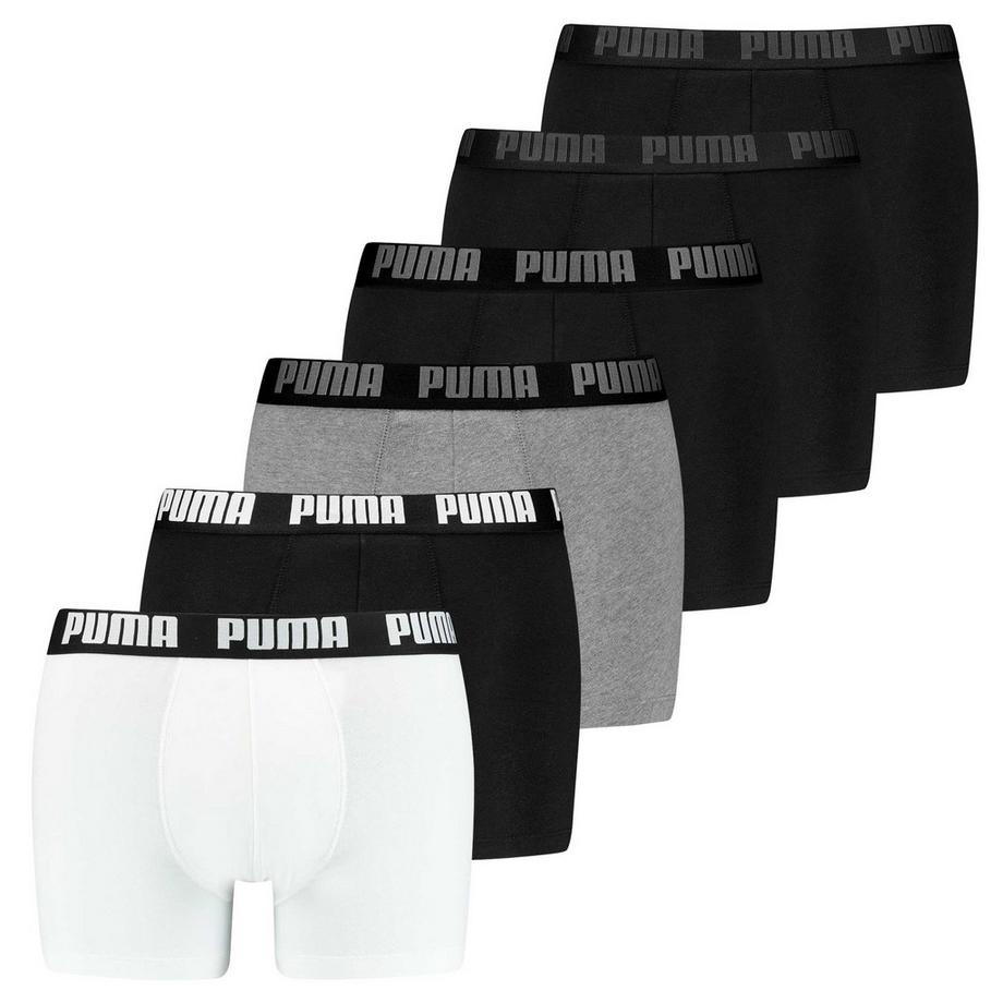 Boxer Uomini Confezione da 6 Aderente alla figura-PUMA BASIC BOXER 6P ECOM