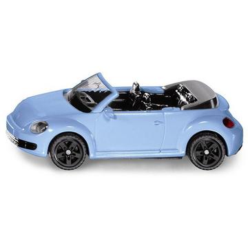 1504, VW The Beetle Cabrio, Metall/Kunststoff, Hellblau, Spielzeugauto für Kinder, Anhängerkupplung