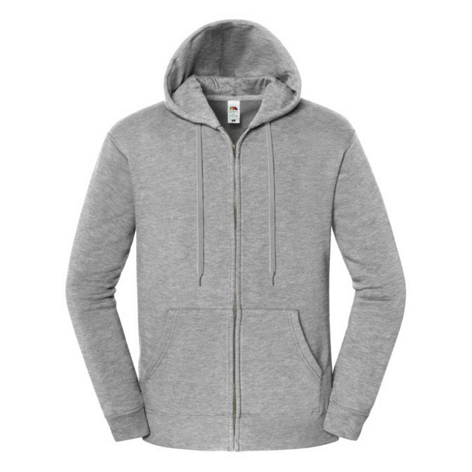 Iconic Premium Sweatjacke  ,  mit Kapuze, meliert