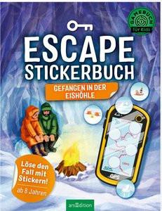 ARS EDITION  Escape-Stickerbuch - Gefangen in der Eishöhle 