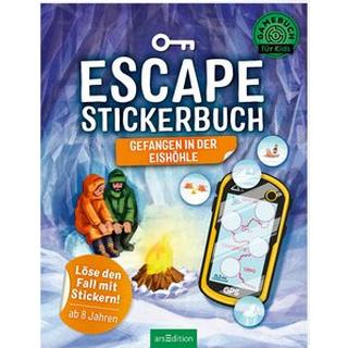 ARS EDITION  Escape-Stickerbuch - Gefangen in der Eishöhle 