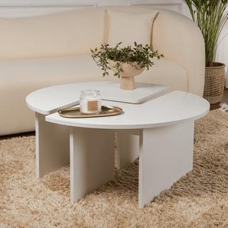 Calicosy Set di 2 tavolini da salotto MOIRA  