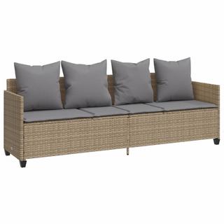 VidaXL set divano da giardino Polirattan  