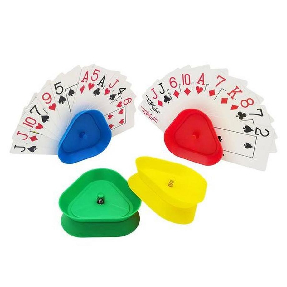eStore  4x Spielkartenhalter aus Kunststoff 