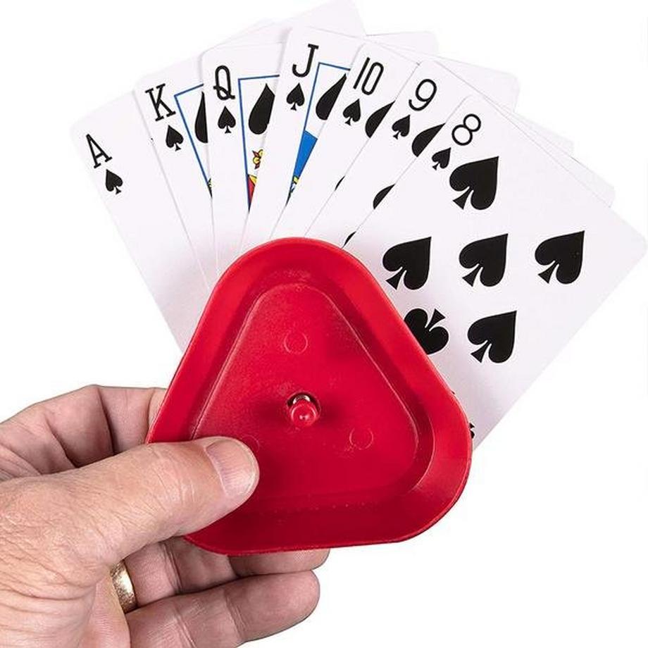 eStore  4x Spielkartenhalter aus Kunststoff 