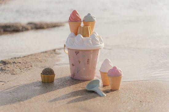 Little Dutch  Ice Cream Bucket Set Ocean Dreams Pink 