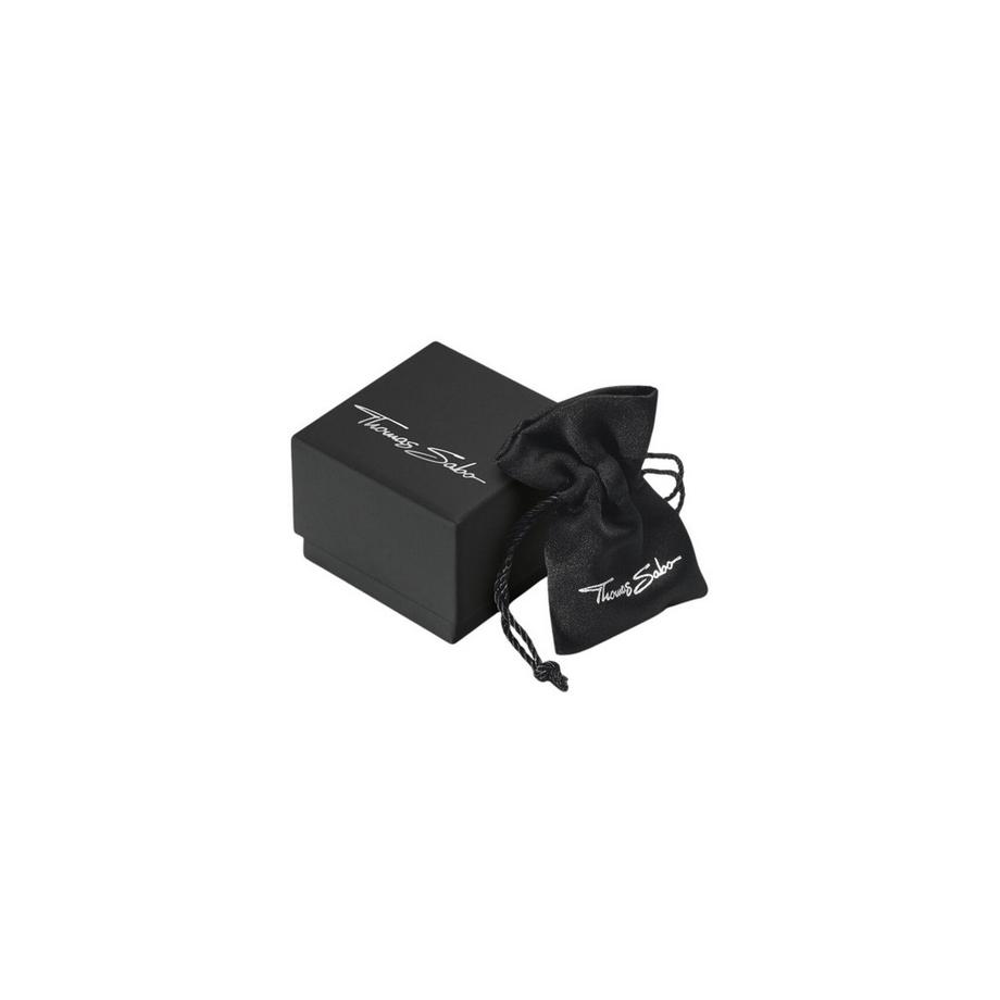 Thomas Sabo  Gravierbares Armband mit ObsidianPerlen 