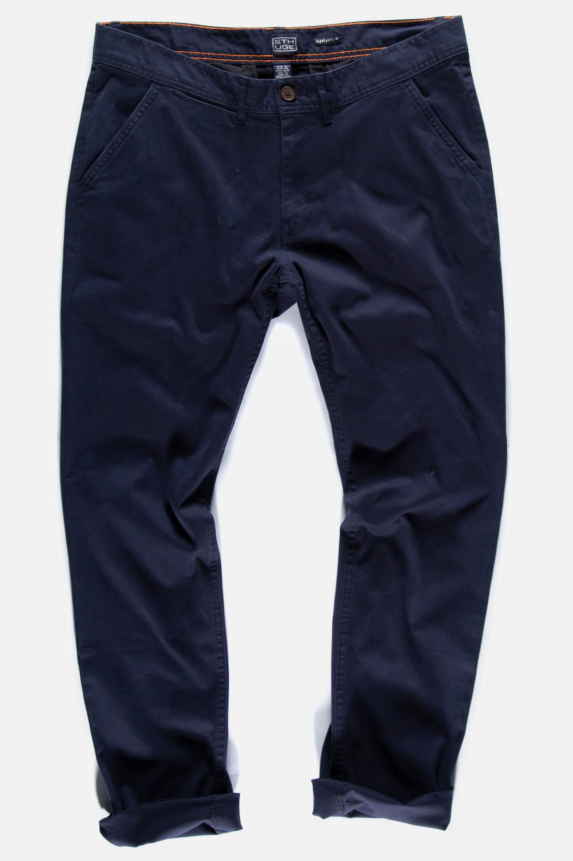 Sthuge  Chino STHUGE, coupe ventre confort, modern straight fit, 4 poches, jusqu'à la taille 36 