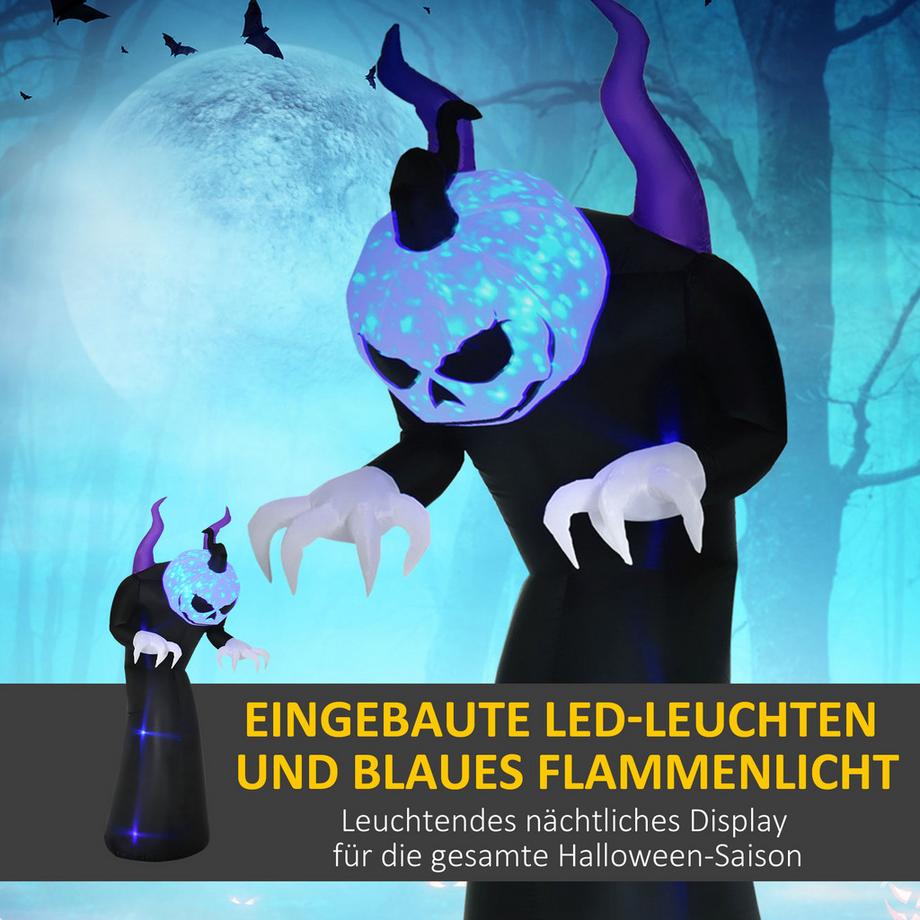 Outsunny Décoration gonflable d'Halloween  