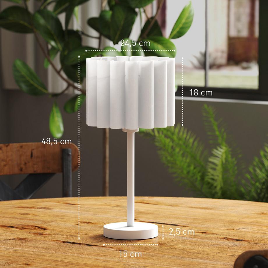 HOMCOM lampe de table  