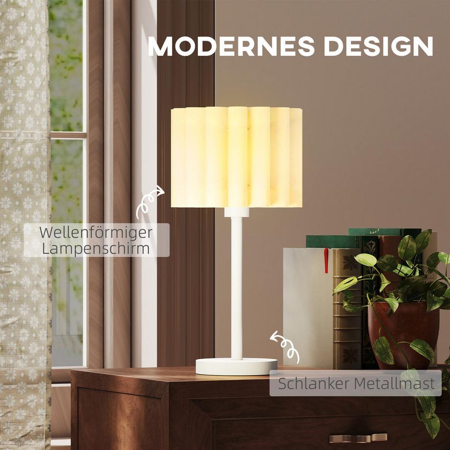 HOMCOM lampe de table  