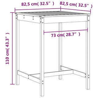 VidaXL set da bar da giardino Legno di douglas  