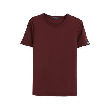 Grand T-shirt en coton à col rond 160G