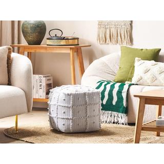 Beliani Pouf en Coton Boho HARNAI  