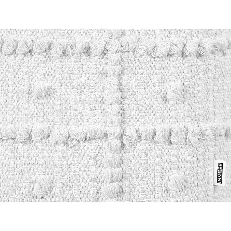 Beliani Pouf en Coton Boho HARNAI  