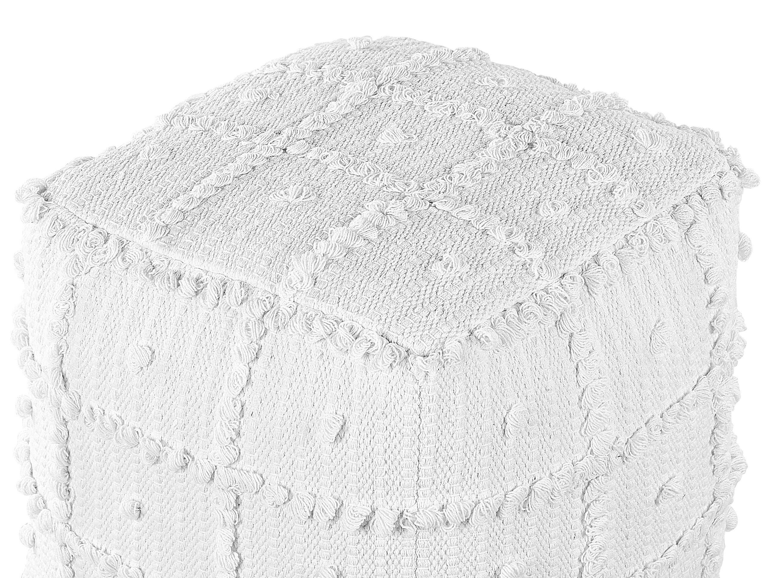 Beliani Pouf en Coton Boho HARNAI  