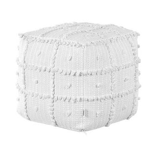 Beliani Pouf en Coton Boho HARNAI  