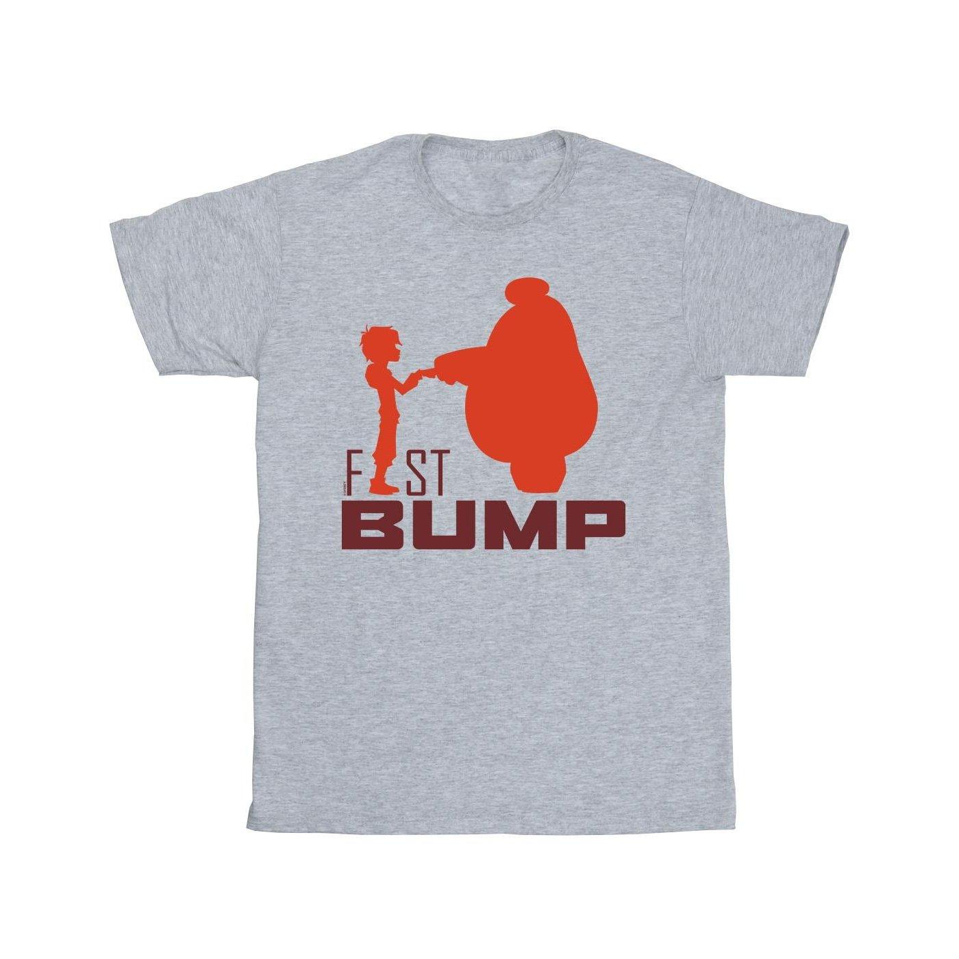 Image of Big Hero 6 Baymax Fist Bump Cutout Tshirt Herren Grau XL