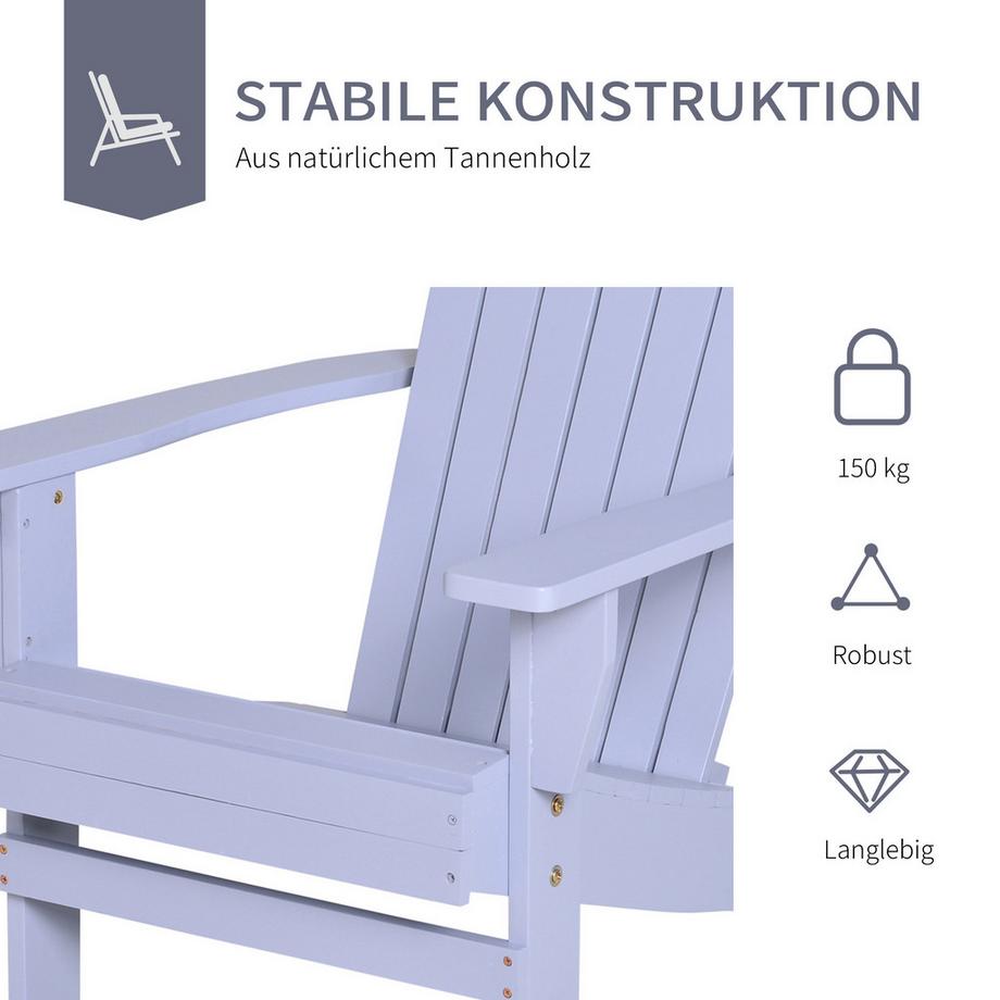Outsunny Adirondack-Gartenstuhl  