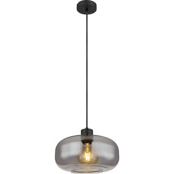 Lampe à suspension Giuseppe métal noir mat 1xE27