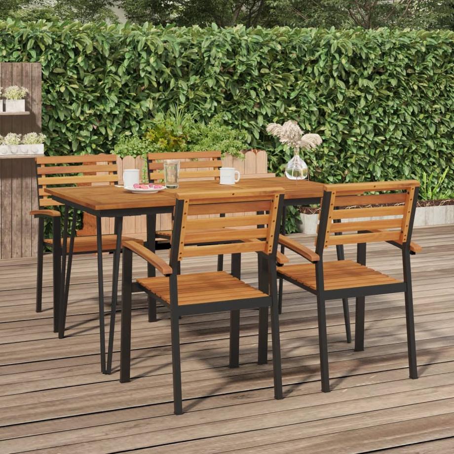VidaXL tavolo da giardino Legno di acacia  