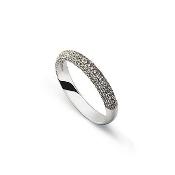 Bague en or blanc 750 diamants 0,69ct.