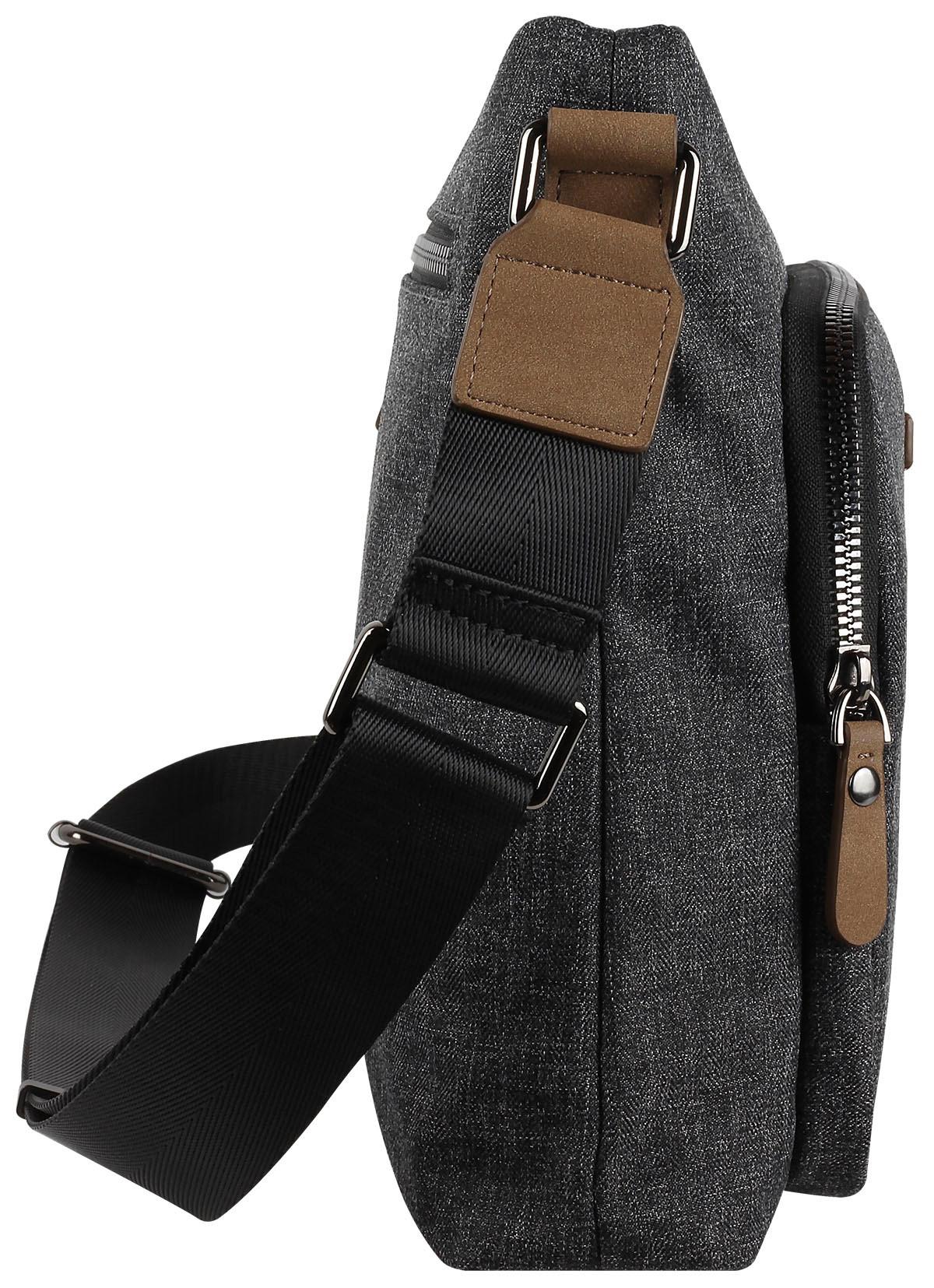 BUGATTI Luce Schultertasche Grau  