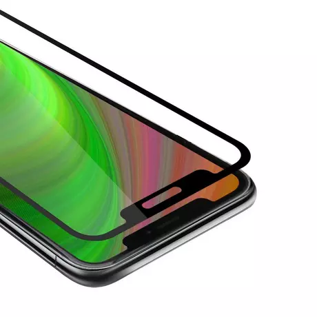 iPhone Xs/X - Protection plein d'écran en Verre Trempé 3D Noir