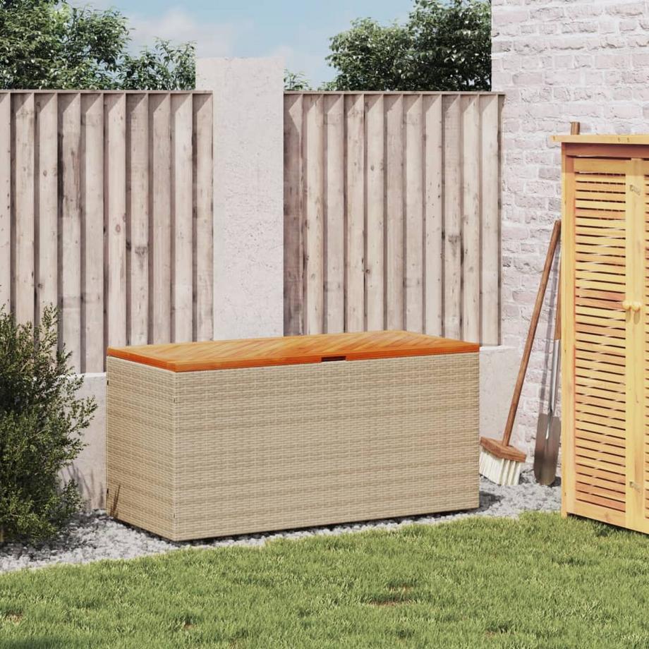 VidaXL contenitore da giardino Polirattan  