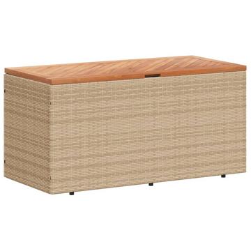 Garten-auflagenbox poly-rattan