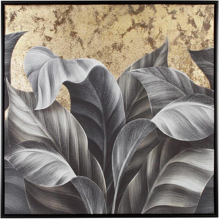 Image of Bild Coralie gold silber 82x82 Bild Coralie gold silber 82x82