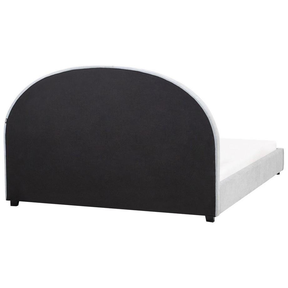 Beliani Letto en Tessuto Retrò VAUCLUSE  