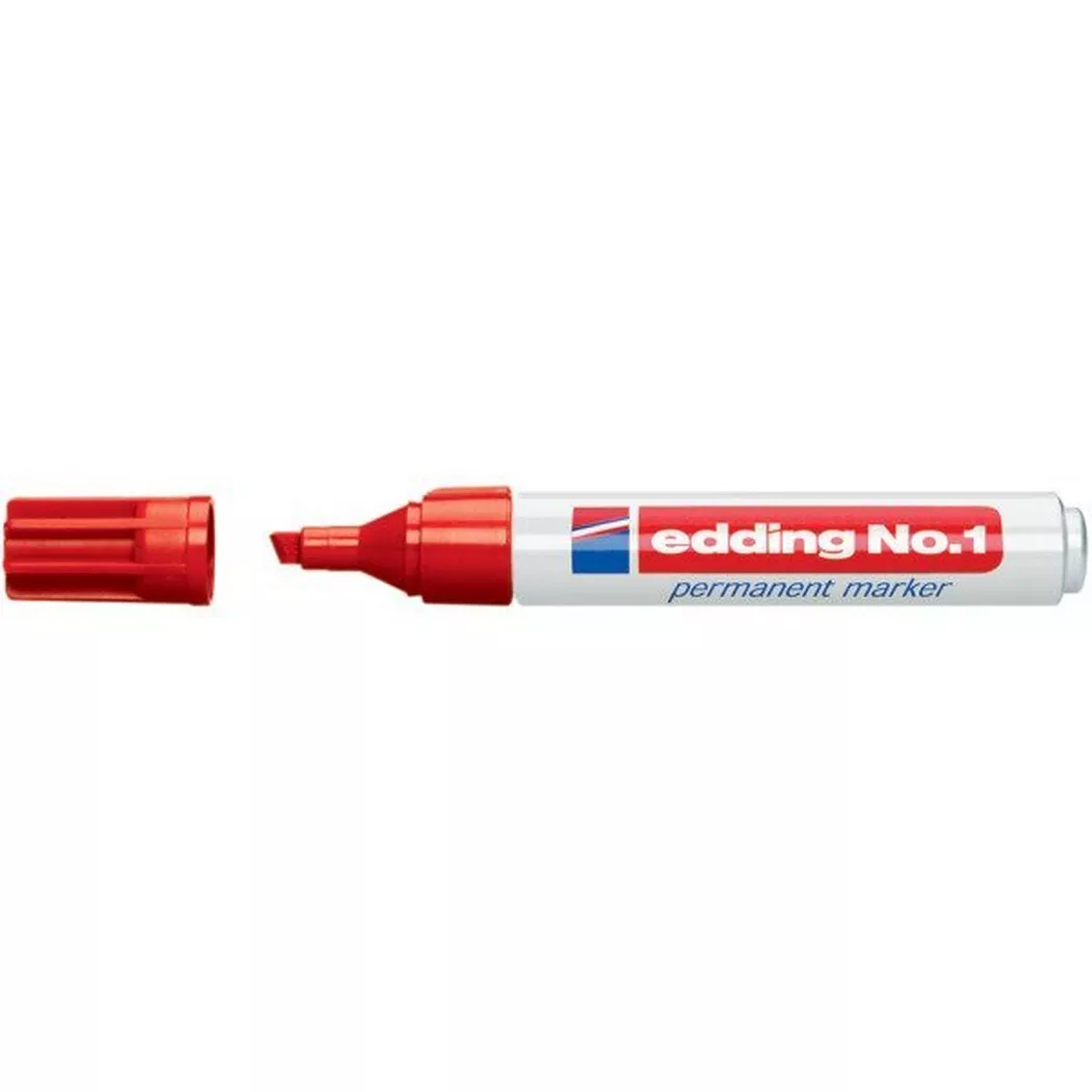 Edding Permanentmarker edding 1 rot