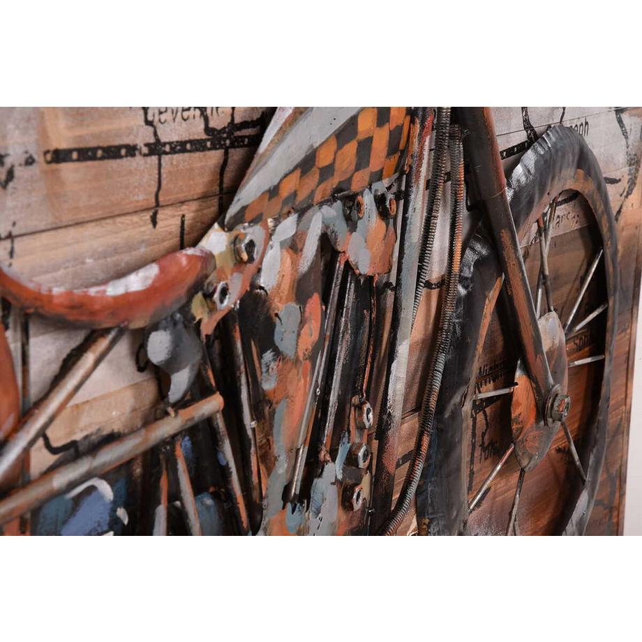 mutoni Tableau métallique 3D moto Visionik 120x80  